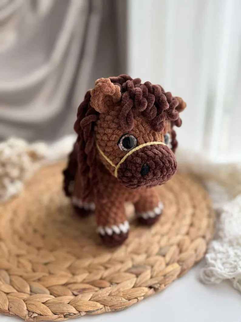 Horse Amigurumi PDF Crochet Pattern