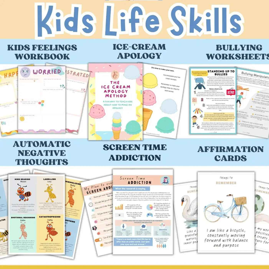 The Kids Emotional Regulation Bundle for Anxiety, ADHD & More