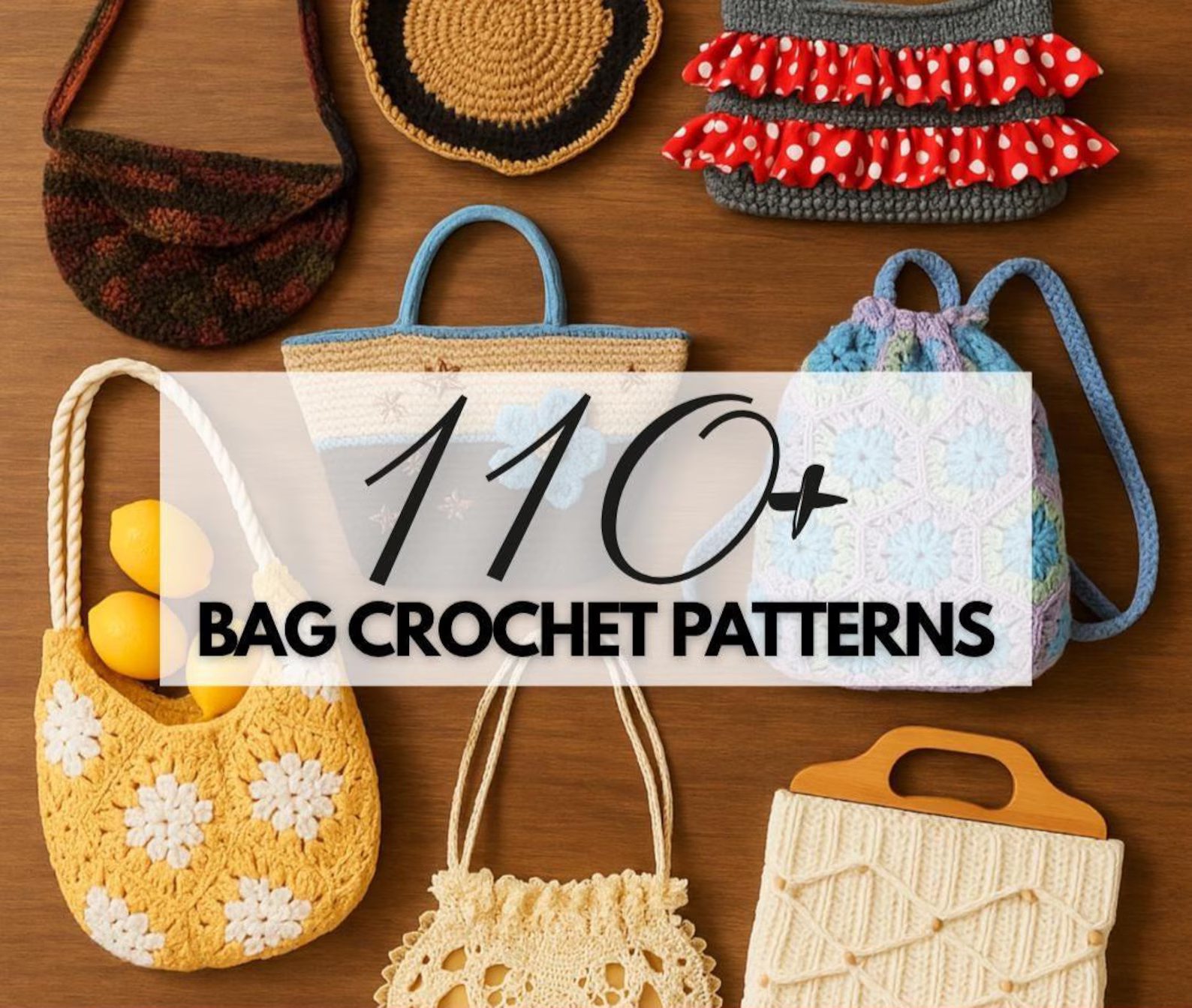 🧶 110+ Crochet Bag PDF Patterns. - AtelierDigits