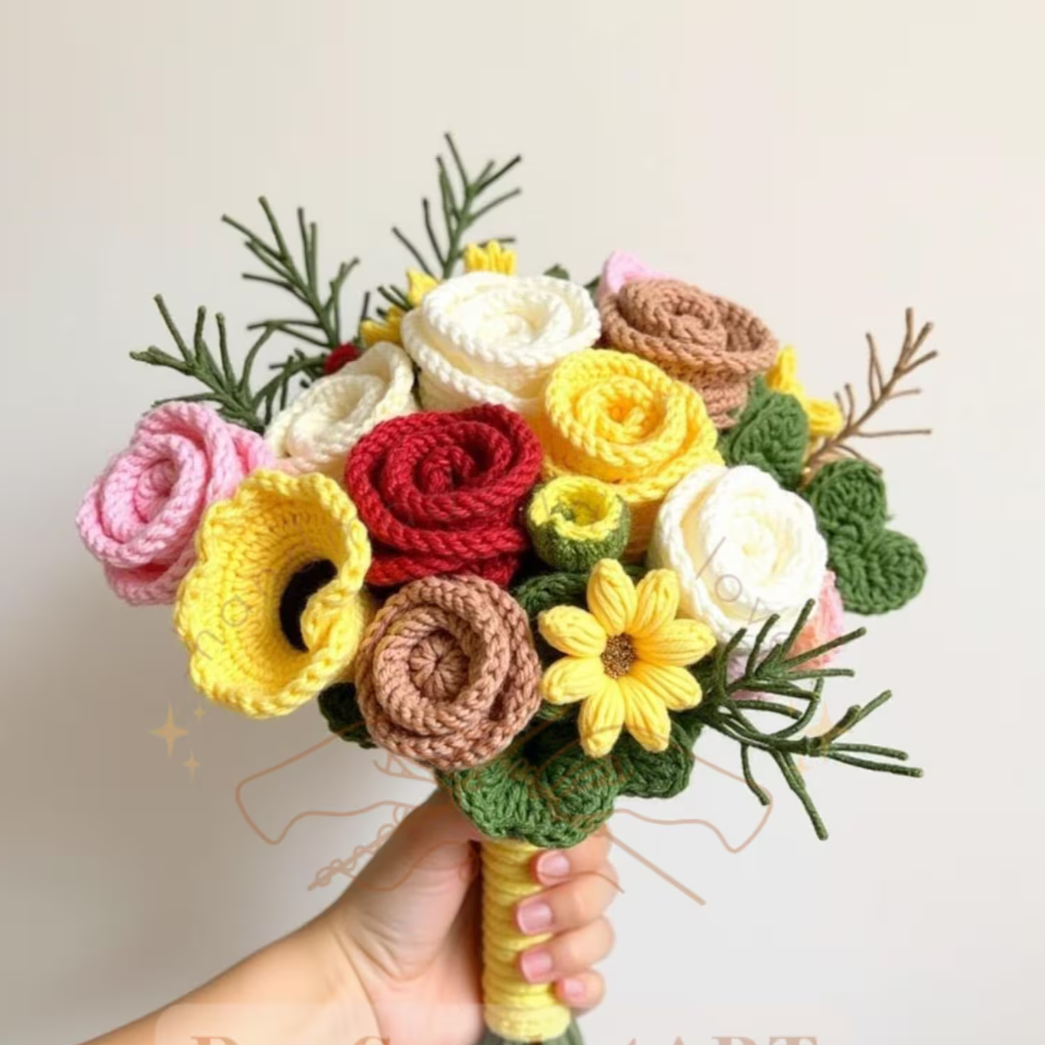50-in-1 Crochet Flower Amigurumi PDF Pattern