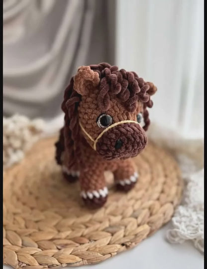 Horse Amigurumi PDF Crochet Pattern