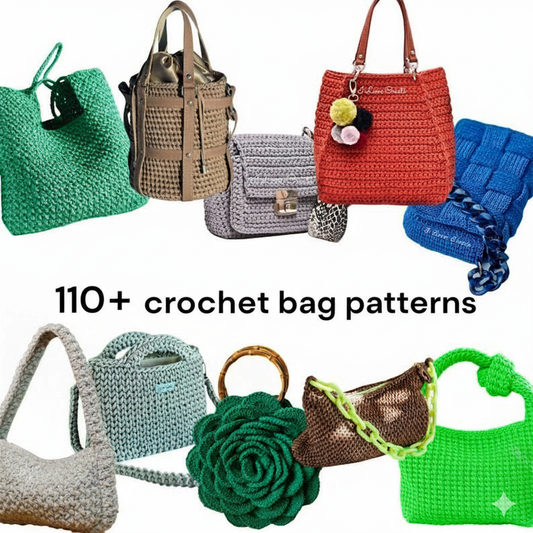 🧶 110+ Crochet Bag PDF Patterns. - AtelierDigits